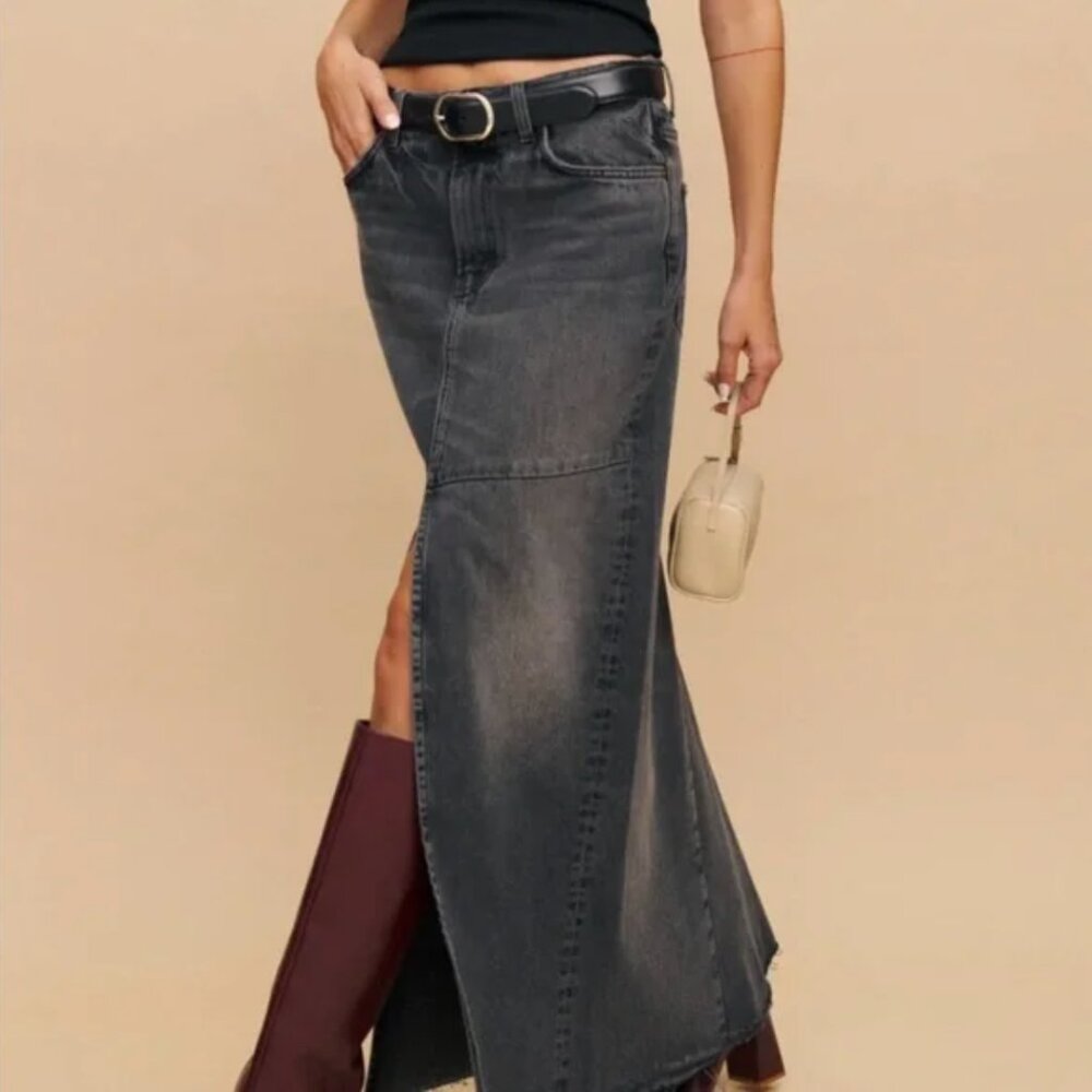 Tazz Black Maxi Skirt - 24